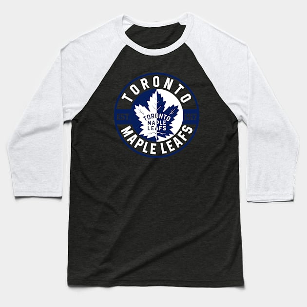 Toronto Maple Leafs Baseball T-Shirt by Untildaystory